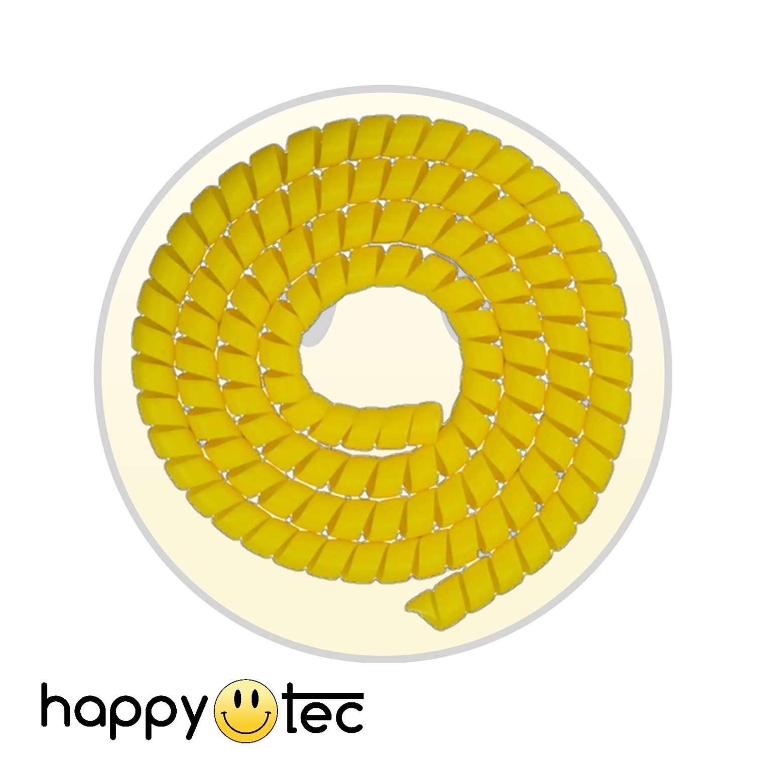 Copri cavi a spirale giallo per monopattini Xiaomi